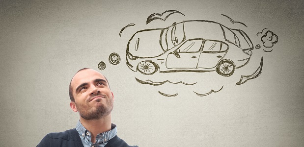 sich ein Auto vorstellen