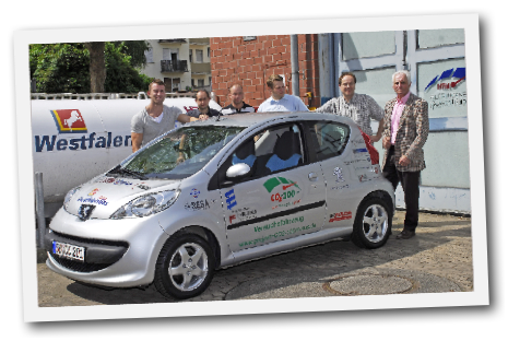 Autogas Peugeot der HTW Saarland