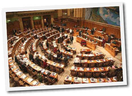 Schweizer Parlament Nationalrat