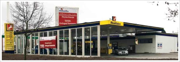 5000ste Autogas LPG Tankstelle